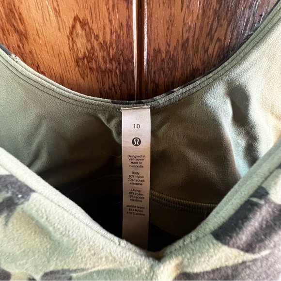 Lululemon Align Tank Top Botanical Bloom Green Twill Multi - Picture 6 of 6